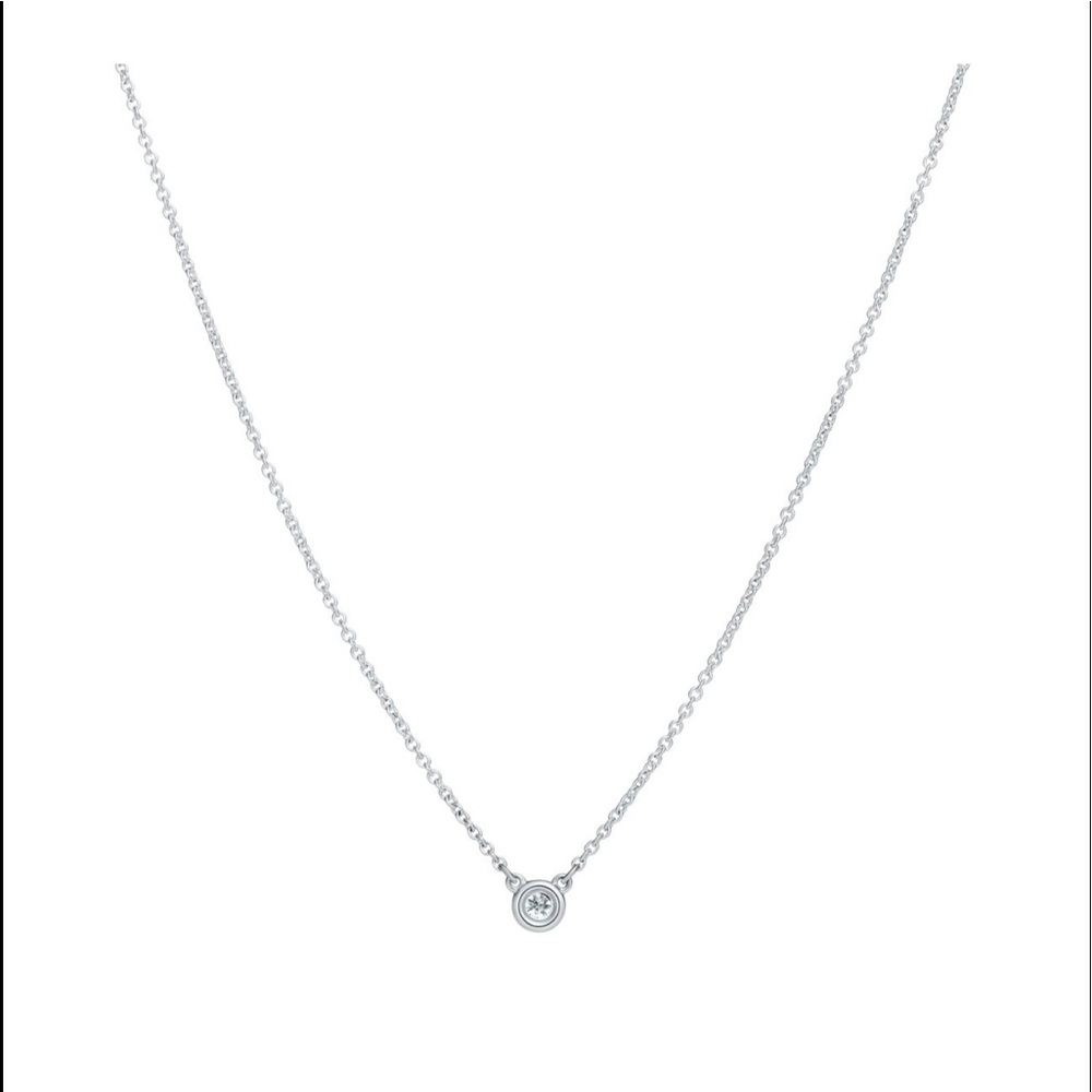 Tiffany and co. diamond by the yard necklace + box